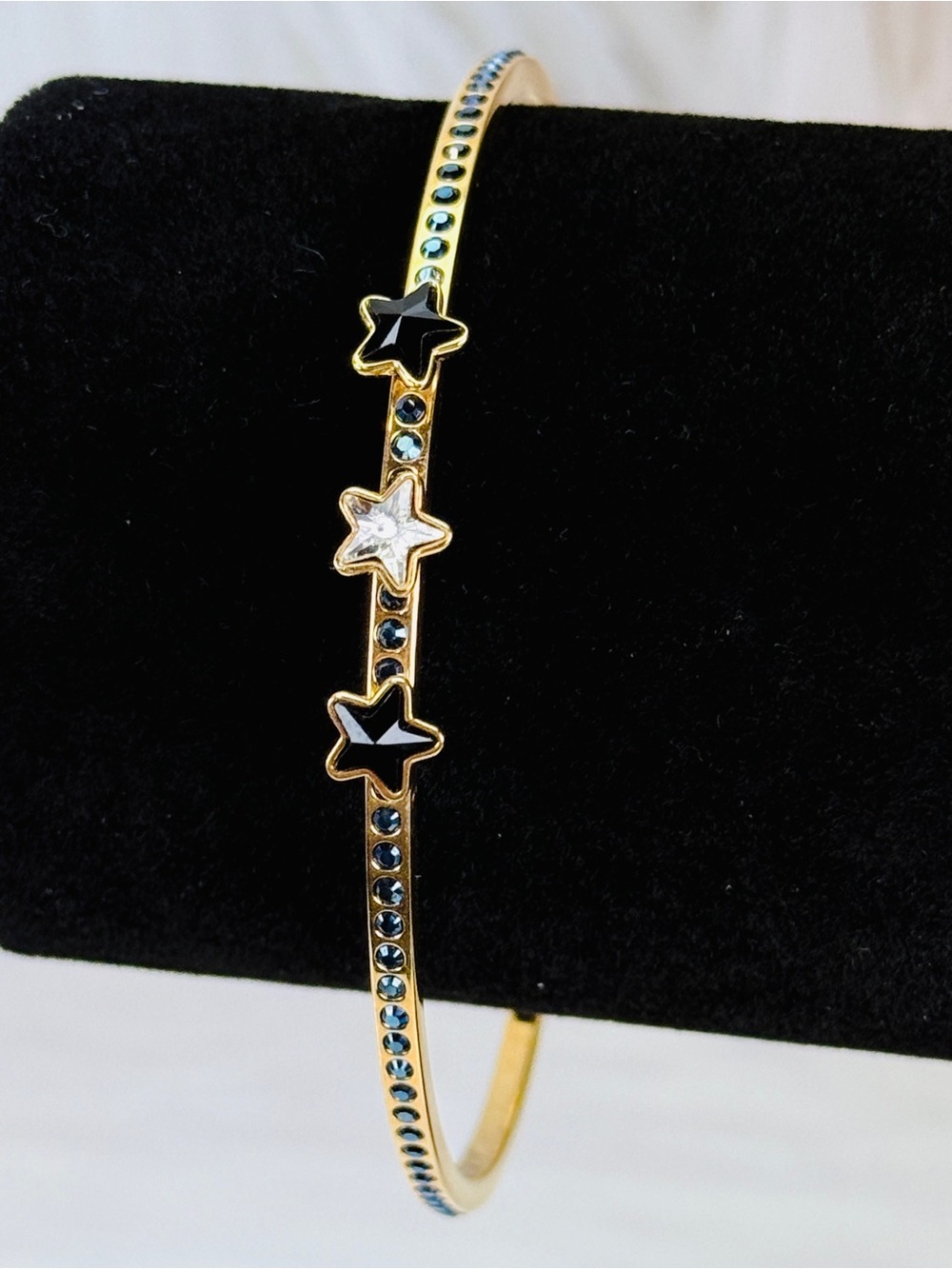 Swarovski Sultan Goldtone Multicolor Bangle Bracelet
